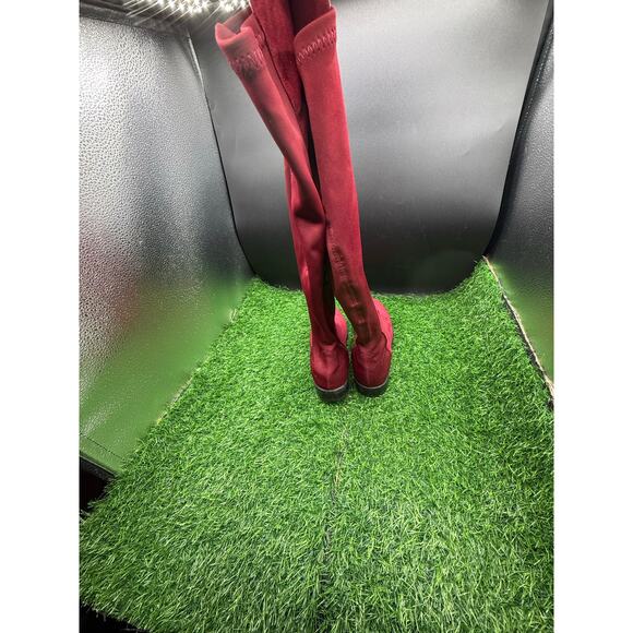 Rouge- Burgundy - Knee High Boots-Size 6.5 W - Picture 8 of 9